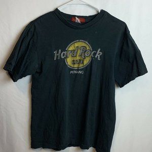 Vtg Hard Rock Cafe Mens Black T Shirt Size XL